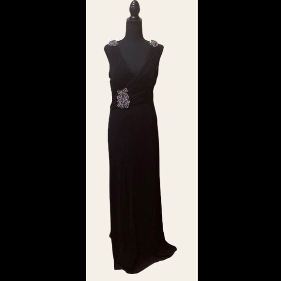 Beyond Division of Jovani Black Dress - Picture 1 of 13
